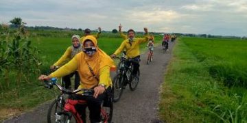 Sambut HAB Kemenag  ke 75, MTsN 7 Sragen Gowes Bareng