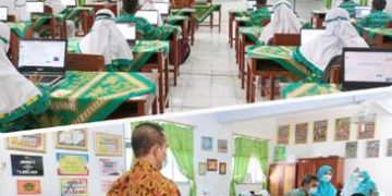 MIN 9 Sragen Melaksanakan Gladi Bersih AKMI