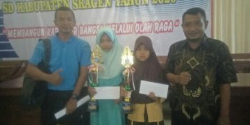 Siswi MIN 5 Sragen Juara I POPDA Kabupaten Sragen  Cabang Olahraga  Pencak Silat