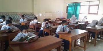 Semarakkan HSN Tahun 2021, MTsN 6 Sragen Adakan Khotmil Quran