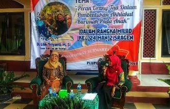 Dorong Penguatan Karakter Peserta Didik, MAN2 Sragen Selenggarakan Talkshow dalam Puncak Perayaan Milad Ke 24