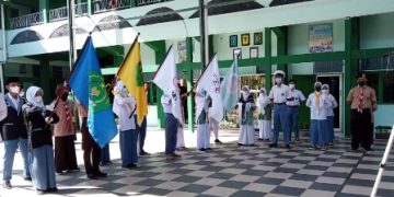 MAN 2 Sragen Sukses Laksanakan Pelantikan Pengurus Organisasi Siswa dengan Moda Daring-Luring