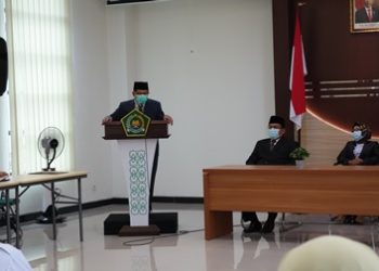 Lantik 7 Pejabat, Kakankemenag Sragen Ingatkan Untuk Selalu Berikan Layanan Terbaik