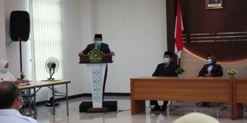 Lantik 7 Pejabat, Kakankemenag Sragen Ingatkan Untuk Selalu Berikan Layanan Terbaik
