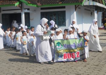 Puluhan Anak RA/BA ikuti Latihan Manasik Haji