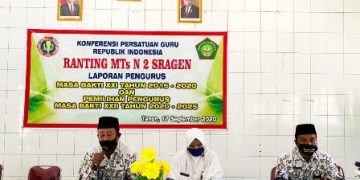 Kepala MTsN 2 Sragen Harapkan PGRI Mampu Membawa Kemajuan Madrasah