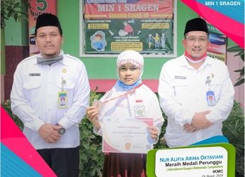Siswi MIN 1 Sragen Raih Medali Perunggu Kompetisi IKMC