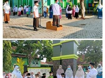 Peringati Hari Santri Nasional 2021, MIN 1 Sragen Adakan Upacara dan Pawai Santri