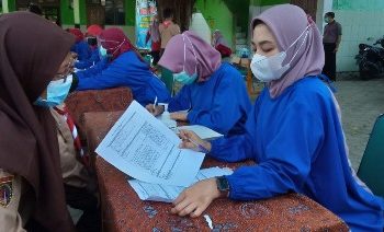 PTM Terbatas, MTsN 7 Sragen Gelar Vaksinasi Pelajar