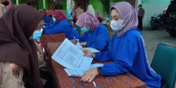 PTM Terbatas, MTsN 7 Sragen Gelar Vaksinasi Pelajar