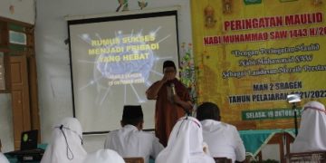 Peringati Maulid Nabi Muhammad SAW, MAN 2 Sragen Gelar Pengajian dengan Sistem Daring & Luring