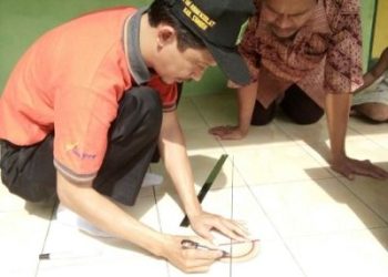 Pengukuran Ulang Arah Kiblat Masjid Al Ikhlas dan At Taqwa Tegaldowo