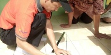 Pengukuran Ulang Arah Kiblat Masjid Al Ikhlas dan At Taqwa Tegaldowo
