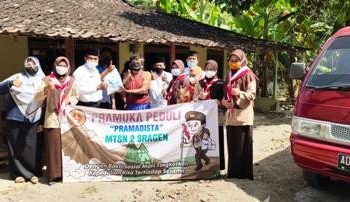 DKP MTsN 2 Sragen Peduli Dampak Pandemi Covid