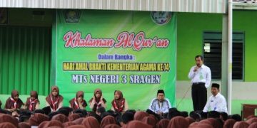 Rangkaian Kegiatan Meriahkan HAB Kemenag ke 74 di MTsN 3 Sragen