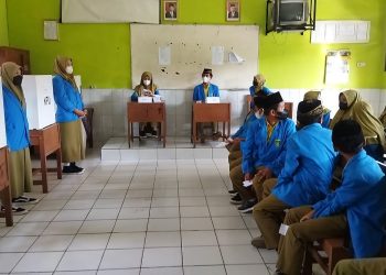 Latih Berdemokrasi , MTsN 4 Sragen Gelar Pemilihan Ketua OSIM