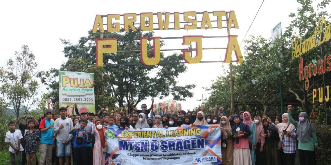 Tingkatkan Wawasan IPTEK, siswa MTs N 6 Sragen Selengarakan Experiental Learning 2022