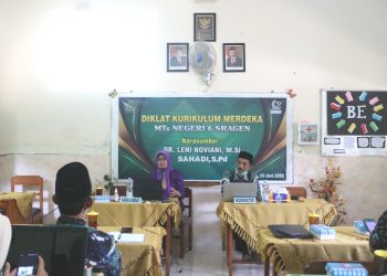 Mantapkan Kesiapan, MTs N 6 Sragen Gelar Diklat Kurikulum Merdeka