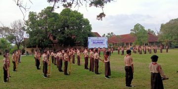 Tingkatkan Kemampuan di Bidang Pramuka Siswa MTs N 3 Sragen Ikuti Dianpiru