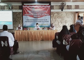 Kakankemenag Sragen : “Penyuluh Agama Harus Miliki Pemahaman Moderasi Beragama”