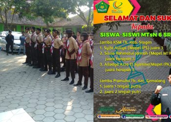 Kilau prestasi MTs N 6 Sragen di Hari Kemerdekaan