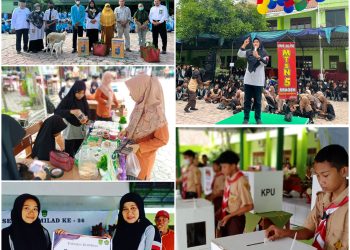 Pentasyarufan ZIS ke Masyarakat Tutup Rangkaian HUT MTsN 5 Sragen ke 26