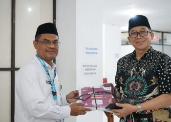Kakankemenag Sragen Sambut Kedatangan Kontingen Pospenas Jawa Timur