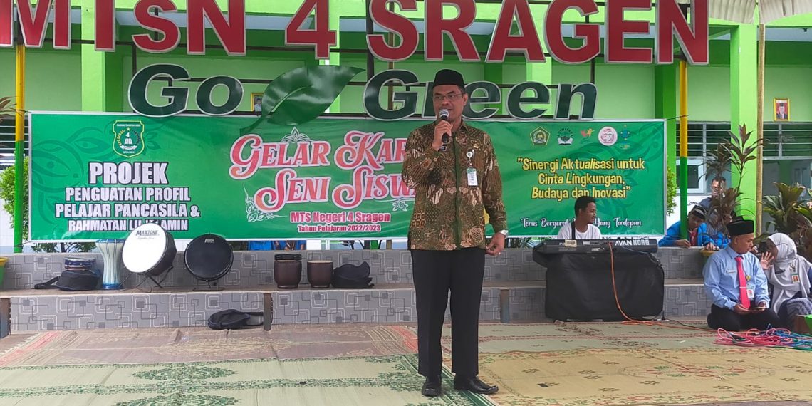 MTsN 4 Sragen Adakan Gelar Karya Seni Proyek Penguatan Profil Pelajar Pancasila
