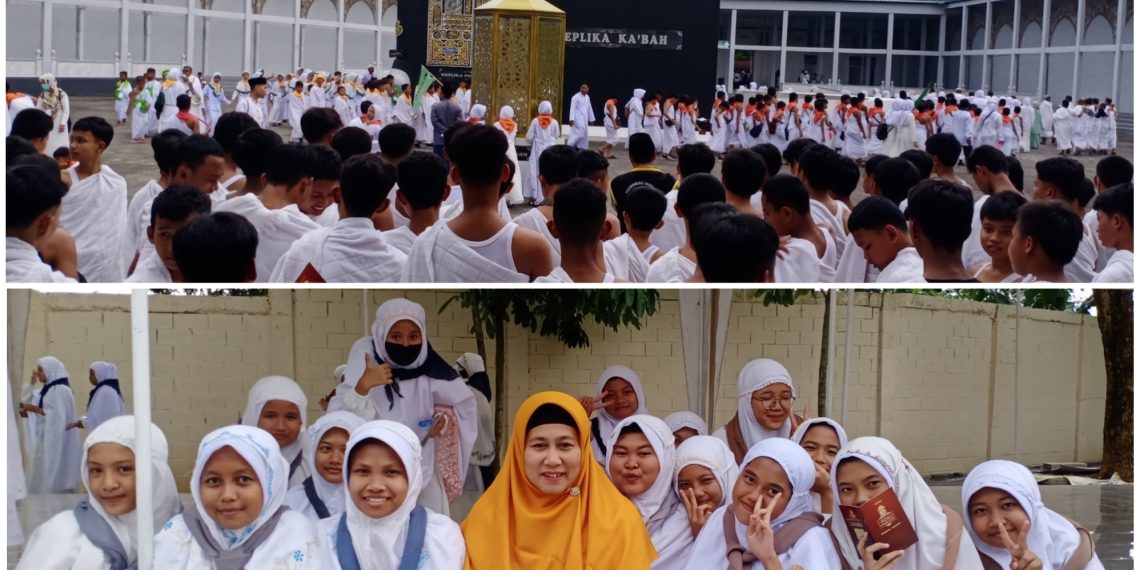 Kenalkan Ibadah Haji, MTsN 5 Sragen Mengadakan Manasik Haji Siswa