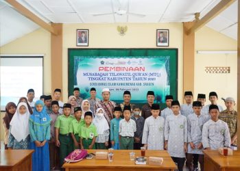 Asah Kemampuan Qori Qoriah Muda, Kankemenag Sragen Adakan Pembinaan MTQ