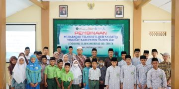 Asah Kemampuan Qori Qoriah Muda, Kankemenag Sragen Adakan Pembinaan MTQ