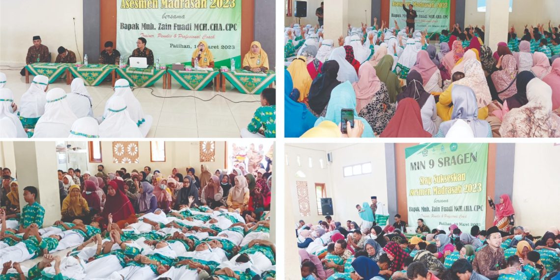 Siapkan Siswa Hadapi Asesmen Madrasah, Siswa MIN 9 Sragen Ikuti Training Motivasi