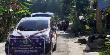 MAN 2 Sragen Sambut Ramadhan dengan Pawai