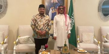 Bertemu Dubes Saudi, Menag Bahas Pembangunan Islamic Center dan Percetakan Al-Qur’an