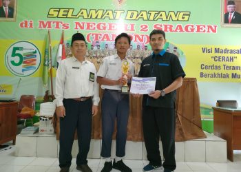 Siswa MTsN 2 Sragen Kembali Torehkan Prestasi Nasional