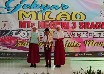 MIN 5 Sragen  Raih Juara 1 Lomba MIPA di MTsN 3 Sragen