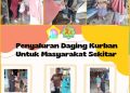 RA Insan Cendekia Sragen Potong Hewan Kurban di Sambirejo