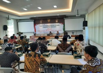 Seksi PHU Kankemenag Sragen Adakan Rakor Teknis Pemulangan Jemaah Haji Sragen