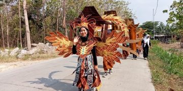 Karya Siswa MTsN 3 Sragen Meriahkan Karnaval Kecamatan Sumberlawang