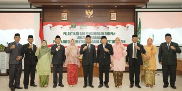 Kankemenag Sragen Mutasi Pejabat Eselon IV dan Promosikan 1 Pegawai