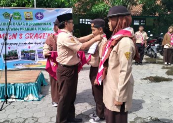 Cetak Jiwa Pemimpin, MTsN 8 Sragen Adakan Latihan Dasar Kepimpinan