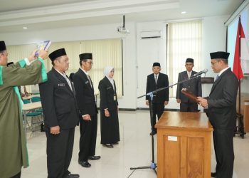 Kakankemenag Sragen Lantik 3 ASN sebagai Kepala Tata Usaha Madrasah