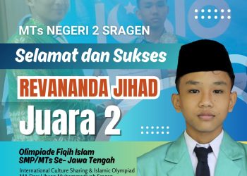 Buktikan Kemampuan Agama, Siswa MTsN 2 Raih Juara 2 Olimpiade Fiqih Islam