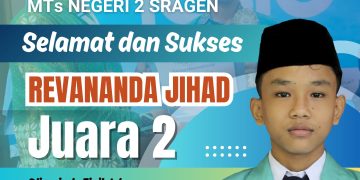 Buktikan Kemampuan Agama, Siswa MTsN 2 Raih Juara 2 Olimpiade Fiqih Islam