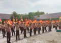 Pramuka MTsN 8 Sragen Gelar Latihan Semaphore