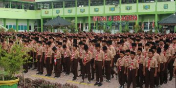 Rutin Peringati Hari Baden Powell, MTsN 4 Sragen Petik Prestasi Membanggakan