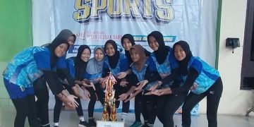MTsN 8 Sragen Sabet Gelar Juara 1 Muhigo Volley Ball Cup 1