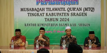 Tingkatkan Kompetensi Qori Qoriah, Kankemenag Sragen Adakan Pembinaan MTQ