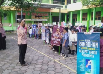 MIN 8 Sragen Gelar Pawai Menyambut Bulan Ramadhan 1445 H
