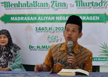 MAN 1 Sragen Adakan Bedah Buku “Menghalalkan Zina = Murtad?”